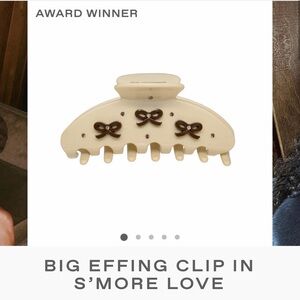 🎀🍫New Emi Jay S’more Love Big Effing Clip - sold out style